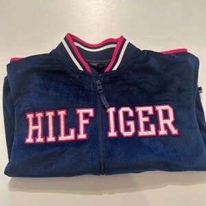 Tommy Hilfiger Kids Jacket in Blue with Pink Accents